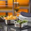 Tablecraft MGL2 20 1/2" Melamine Display Tray, Black thumbnail 2