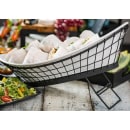 Tablecraft MGMT2412 216 oz Oblong Melamine Basket Insert, White thumbnail 6