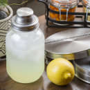 Tablecraft MJS14 14 oz Glass Bar Cocktail Shaker, Clear thumbnail 5