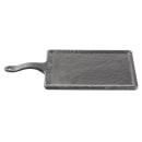 Tablecraft MSP3618 Melamine Serving Paddle w/ Handle - 9 3/4" x 7", Black Slate thumbnail 2