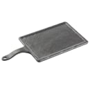 Tablecraft MSP3618 Melamine Serving Paddle w/ Handle - 9 3/4" x 7", Black Slate thumbnail 3