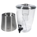 Tablecraft N175 3 1/2 gal Beverage Dispenser w/ Infuser - Plastic Container, Stainless Base thumbnail 6