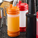 Tablecraft N32LPA PourMaster 1 qt Bottle w/ Low Profile Top & Cap, Assorted thumbnail 2