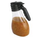 Tablecraft N48 48 oz Salad Dressing Dispenser - Clear/Black thumbnail 2
