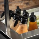 Tablecraft N48 48 oz Salad Dressing Dispenser - Clear/Black thumbnail 4