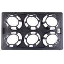 Tablecraft N481BK Salad Dressing Set w/ (6) Dispensers & Black Tray thumbnail 4
