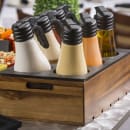 Tablecraft N481BK Salad Dressing Set w/ (6) Dispensers & Black Tray thumbnail 7