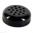 Tablecraft P260BK 6 oz Swirl Plastic Shaker w/ Perforated Top, BPA Free, Black thumbnail 5