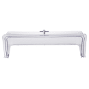 Tablecraft PC1 Rectangular Dome Cover, 21 1/2 L x 13 1/4 W x 7 1/2"H, Polycarbonate thumbnail 4