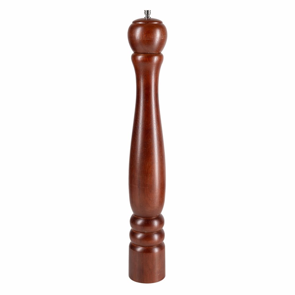 Tablecraft PM1918 18 1/4"H Pepper Mill - Wood, Mahogany
