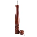 Tablecraft PM1918 18 1/4"H Pepper Mill - Wood, Mahogany thumbnail 2