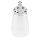 Tablecraft PP10CP 10 oz Cylindrical Dripcut Server - Polypropylene, Chrome ABS Top thumbnail 2
