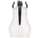 Tablecraft PP410 10 oz Teardrop Dripcut Server - Polypropylene, Chrome Top thumbnail 4
