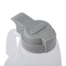 Tablecraft PP48G 48 oz Option™ Round Dripcut Server - Polypropylene, Gray Plastic Top thumbnail 7