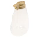 Tablecraft PP64BE 64 oz Option™ Round Dripcut Server - Polypropylene, Beige Plastic Top thumbnail 4