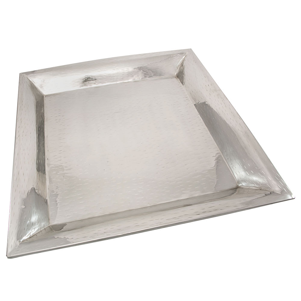 Tablecraft R2020 Remington Collection Tray, 20 in, Square, Stainless Steel