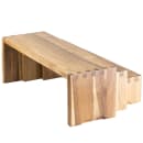 Tablecraft RACA300 3 Piece Rectangular Nesting Display Risers, Acacia Wood thumbnail 4