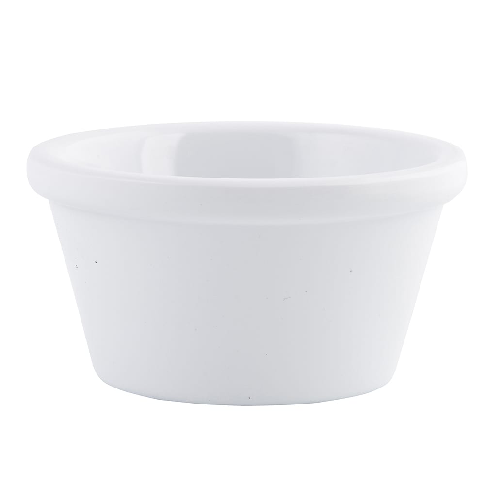 Tablecraft RAM2W 2 oz Melamine Ramekin, White