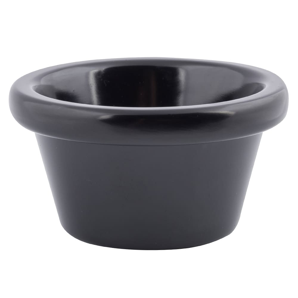 Tablecraft RAM3BK 3 oz Melamine Ramekin, Black