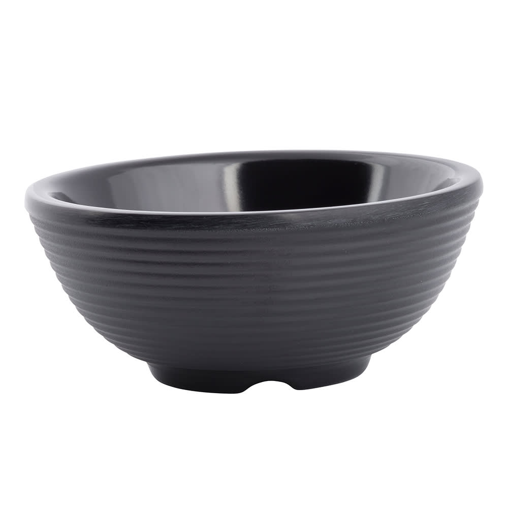 Tablecraft RAM4RBK 4 oz Melamine Ramekin, Black