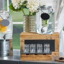 Tablecraft RCBCRATE1 Crate Riser Set w/ Chalkboard - Natural Wood thumbnail 4