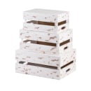 Tablecraft RCBCRATE2 Crate Riser Set w/ Chalkboard - Distressed Wood thumbnail 4