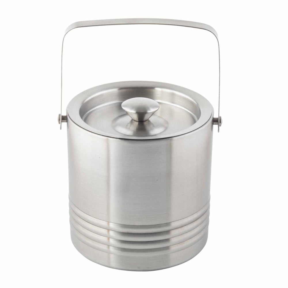 Tablecraft RIB76 1 4/5 qt Ice Bucket - Stainless Steel, Silver