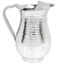 Tablecraft RP68 Remington Collection Beverage Pitcher, 2 qt, Ice Guard, Stainless thumbnail 2