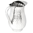 Tablecraft RP68 Remington Collection Beverage Pitcher, 2 qt, Ice Guard, Stainless thumbnail 5