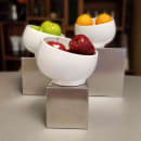 Tablecraft RS3 Square Brushed Stainless Steel Riser Set, 3 Piece, 5 & 7 & 9" Squares thumbnail 2