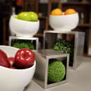 Tablecraft RS3 Square Brushed Stainless Steel Riser Set, 3 Piece, 5 & 7 & 9" Squares thumbnail 3