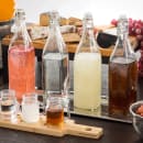 Tablecraft RSB33 34 oz Prima Collection Resealable Bottle, Glass, Transparent thumbnail 5