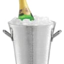 Tablecraft RWB119 9 3/4" Double Walled Wine Bucket, Stainless Steel thumbnail 2