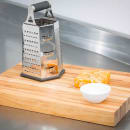 Tablecraft SG204BH 6 Sided Box Grater - 5 1/2" x 4 1/2" x 9 1/4", Stainless thumbnail 5