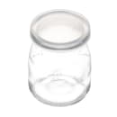 Tablecraft SGJ6 6 oz Single Serve Glass Jar w/ Lid thumbnail 3