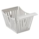 Tablecraft SPB Rectangular Serving Basket w/ Stamped Pinstripes, 5 1/2" x 3 1/4" x 3", Stainless thumbnail 2