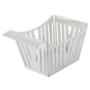Tablecraft SPB Rectangular Serving Basket w/ Stamped Pinstripes, 5 1/2" x 3 1/4" x 3", Stainless thumbnail 5