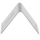 Tablecraft T150 Tabletop Number Cards - #1 50, 2" x 2 1/2", Stainless/Black thumbnail 3