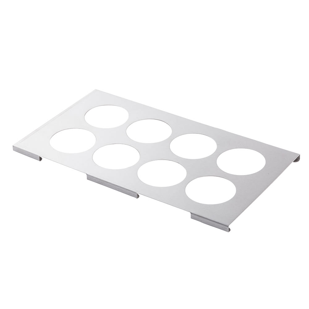Tablecraft T8 Squeeze Bottle Holder (8) - 12 3/4x7" Stainless