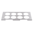 Tablecraft T8 Squeeze Bottle Holder (8) - 12 3/4x7" Stainless thumbnail 3