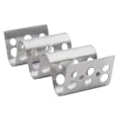 Tablecraft TRSP23 Taco Holder - Holds 2 to 3 Tacos, Solid Pattern, Stainless thumbnail 2