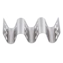 Tablecraft TRSP23 Taco Holder - Holds 2 to 3 Tacos, Solid Pattern, Stainless thumbnail 4