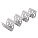 Tablecraft TRSP34 Taco Holder - Holds 3 to 4 Tacos, Solid Pattern, Stainless thumbnail 2