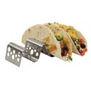 Tablecraft TRSP34 Taco Holder - Holds 3 to 4 Tacos, Solid Pattern, Stainless thumbnail 5