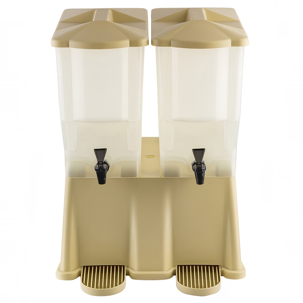 Tablecraft TW33DP 6 gal Beverage Dispenser - Plastic Container, Almond Base