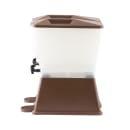 Tablecraft TW54DP 6 gal Double Beverage Dispenser - Plastic, Brown thumbnail 3