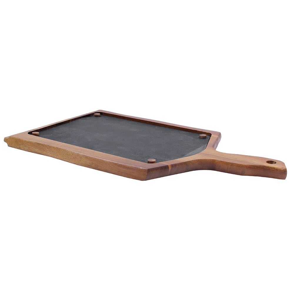 Tablecraft UCW10 Rectangular Underliner - 15 3/4" x 9", Acacia Wood