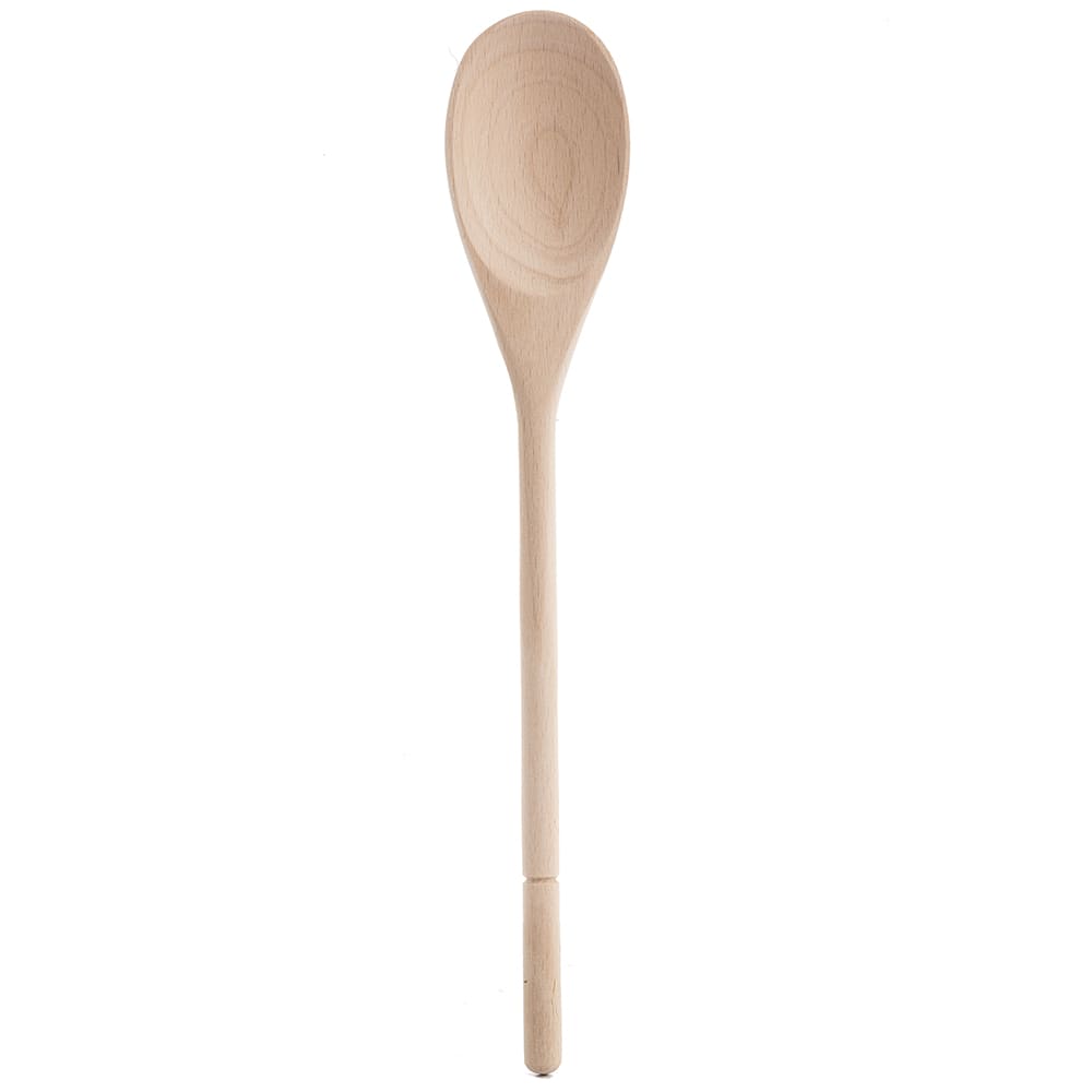 Tablecraft W12 12" Beech Wood Wooden Spoon