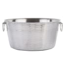 Tablecraft WBT199 6 3/4 gal Round Cooling Tub - 19"D x 9"H, Stainless thumbnail 2