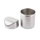 Tablecraft WM1 Round Waste Basket - Metal, Stainless thumbnail 3